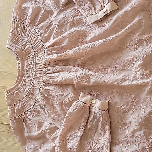 LUCKY BRAND Floral Embroidered Blouse US XS - Picture 7 of 13